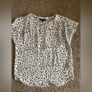 Banana republic cheetah, print blouse